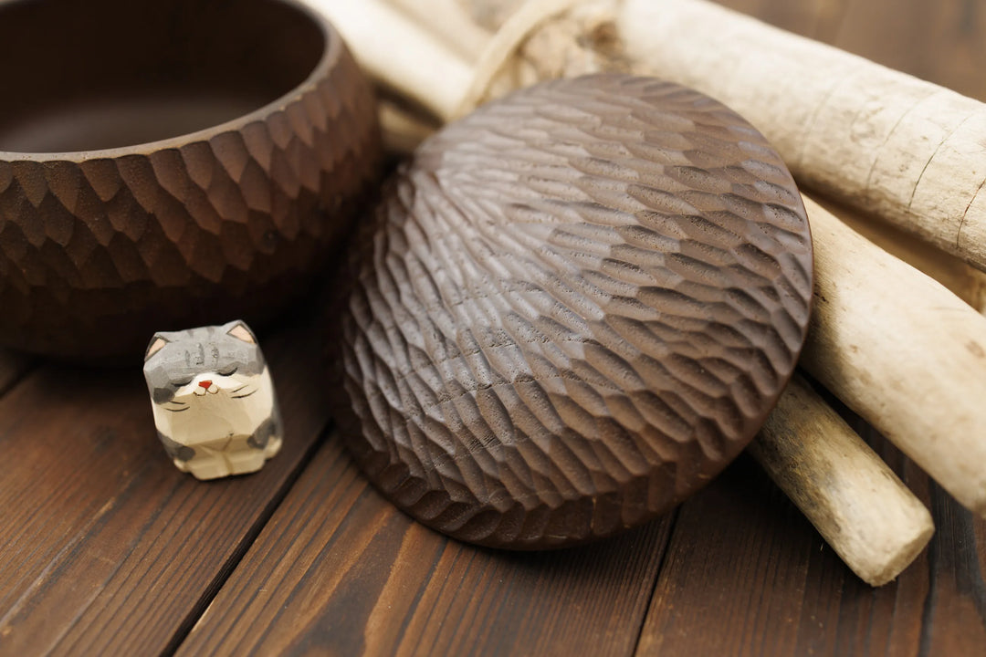 Islandoffer蜡木锤纹干果盒