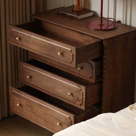 實木四斗櫃