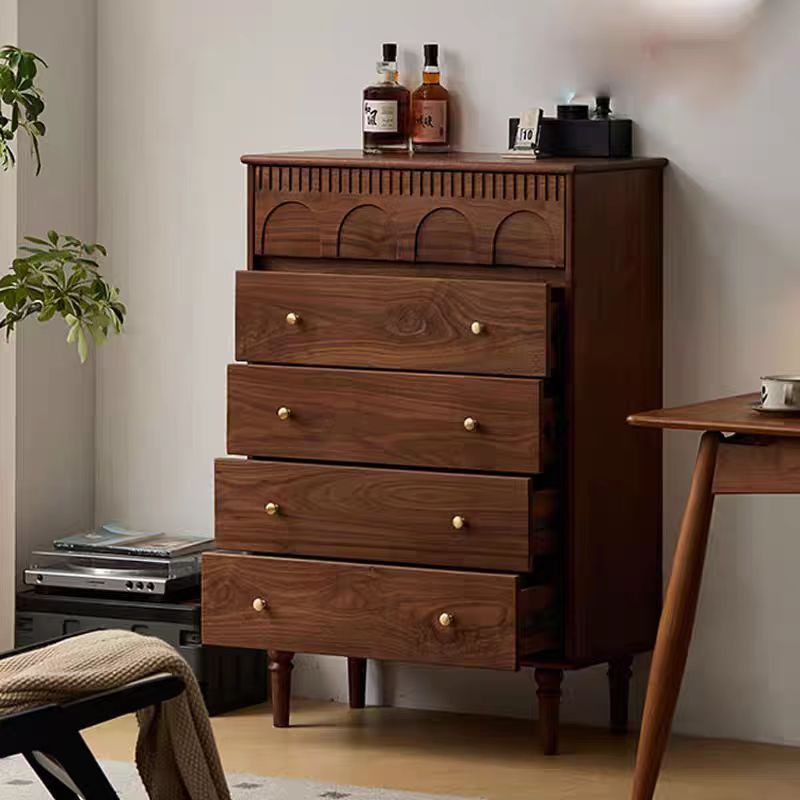 實木五斗櫃