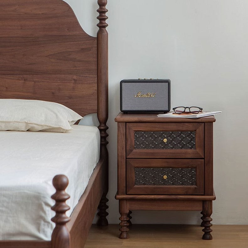 實木床頭櫃