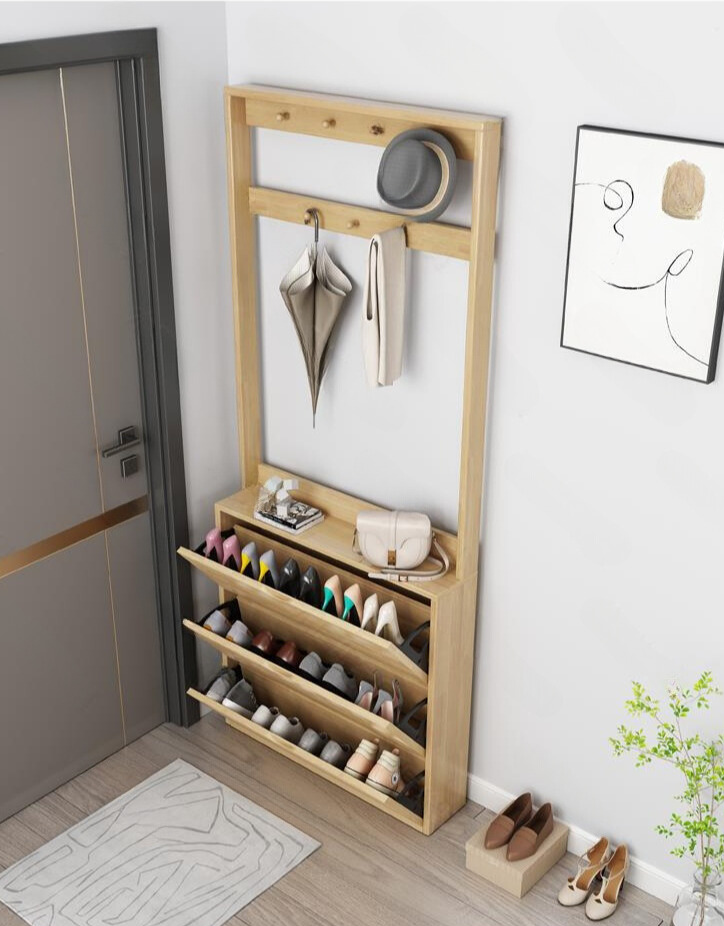 GLORIE entrance shoe cabinet solid wood