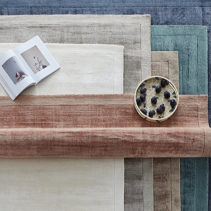 OPULENT handmade carpet warm white