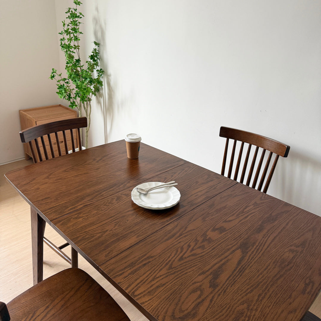 實木餐枱伸縮