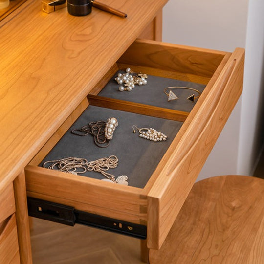 HOMANGO梳妝台連鏡 實木（可訂造） - Caterlog木錄