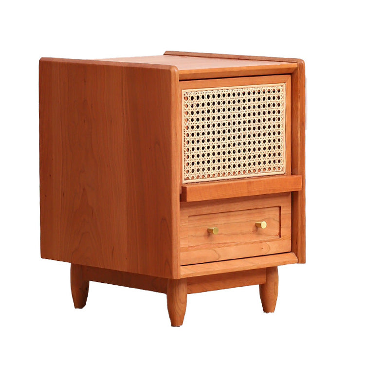 WAKARTA藤織床頭櫃 櫻桃木（可訂造） - Caterlog木錄