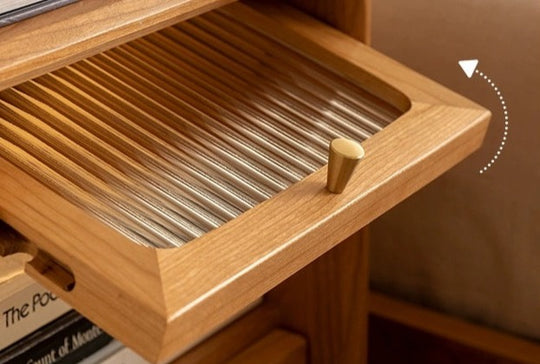 MACORY床頭櫃 櫻桃木（可訂造） - Caterlog木錄