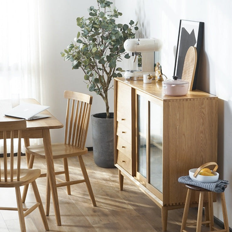 PLANTIOUS趟门餐边柜红橡木