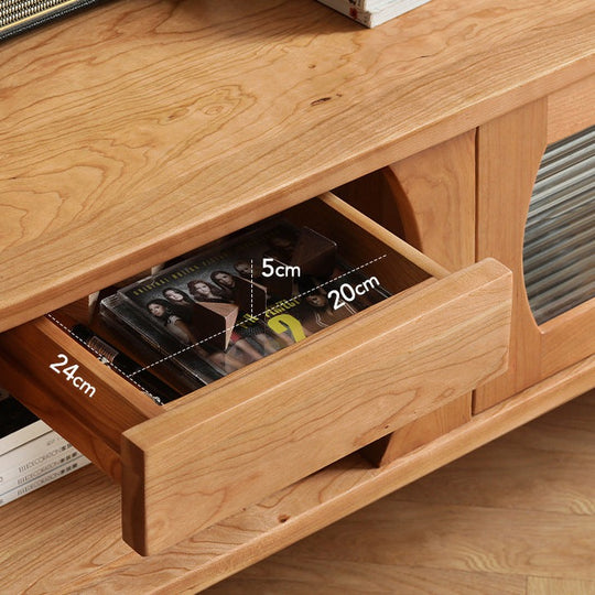 ARNWING趟門電視櫃 櫻桃木（可訂造） - Caterlog木錄