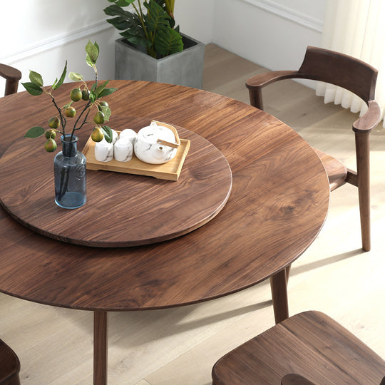 圓形木餐枱