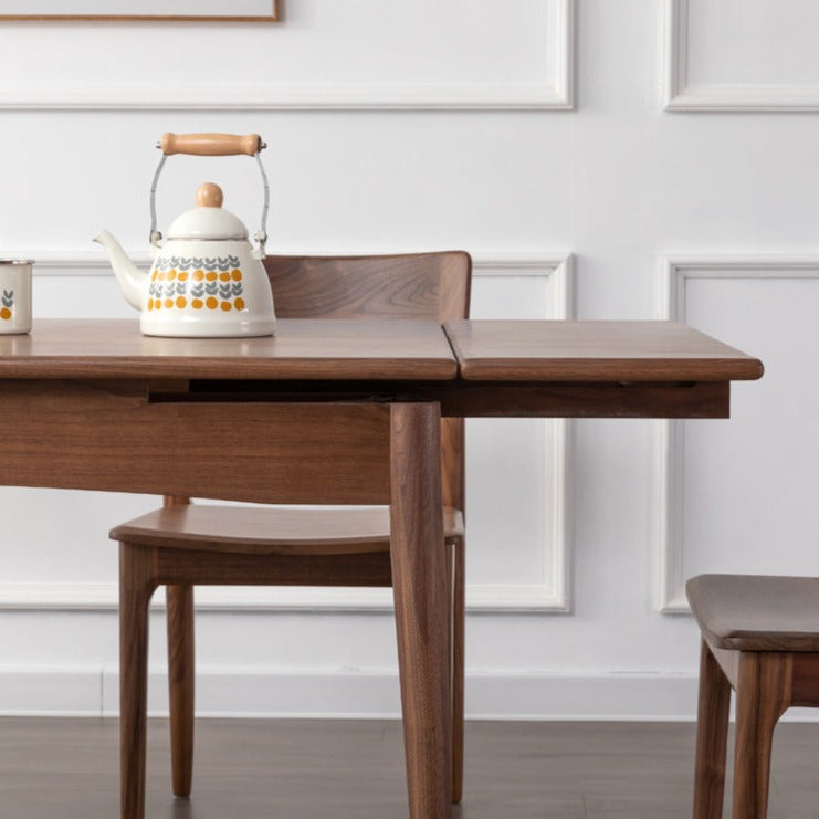 TEDALIST实木伸缩餐台黑胡桃木（可订造） 