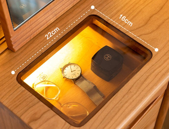 HOMANGO梳妝台連鏡 實木（可訂造） - Caterlog木錄