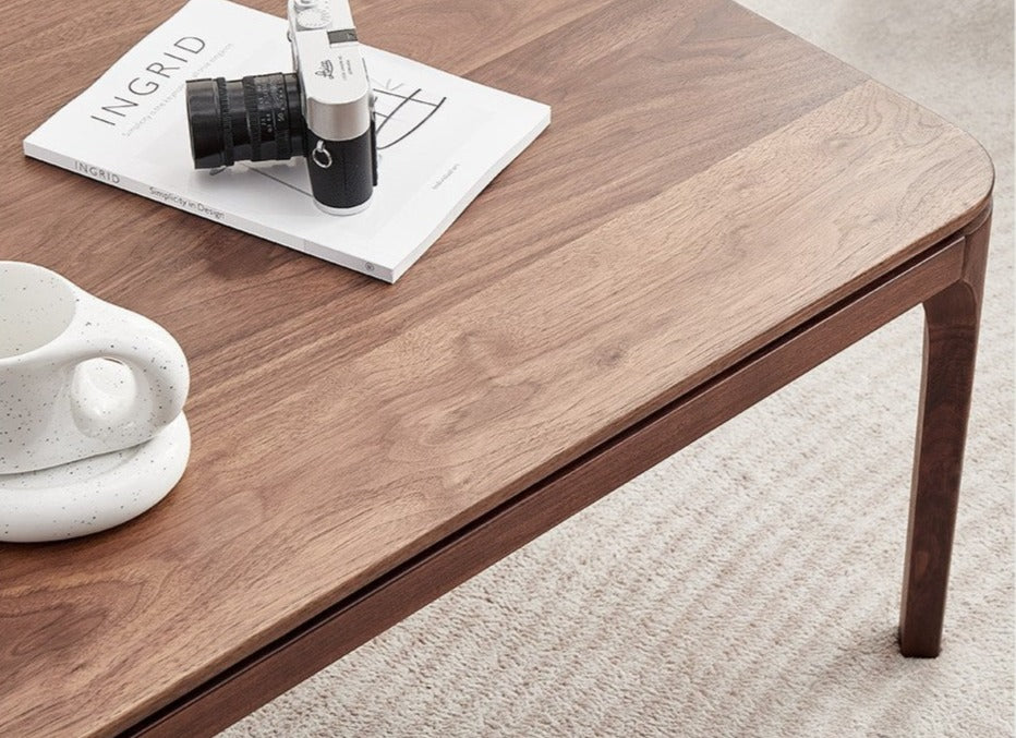 TEDALIST simple coffee table black walnut (can be customized) 
