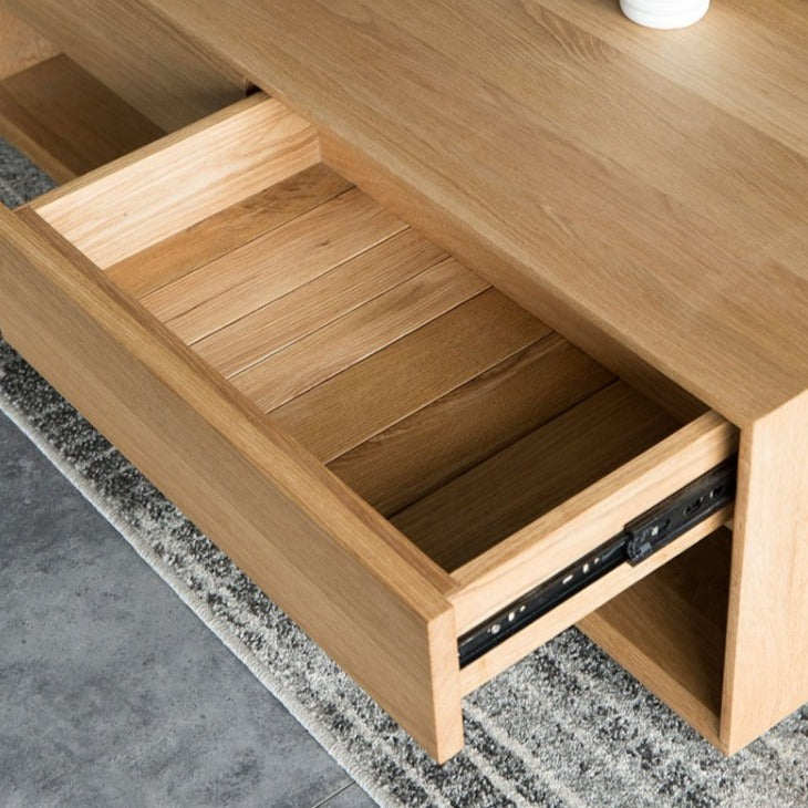 FRAMEO coffee table ash wood (can be customized)