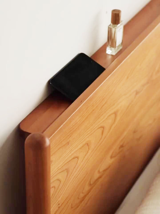 ARNWING雙人床 櫻桃木（可訂造） - Caterlog木錄