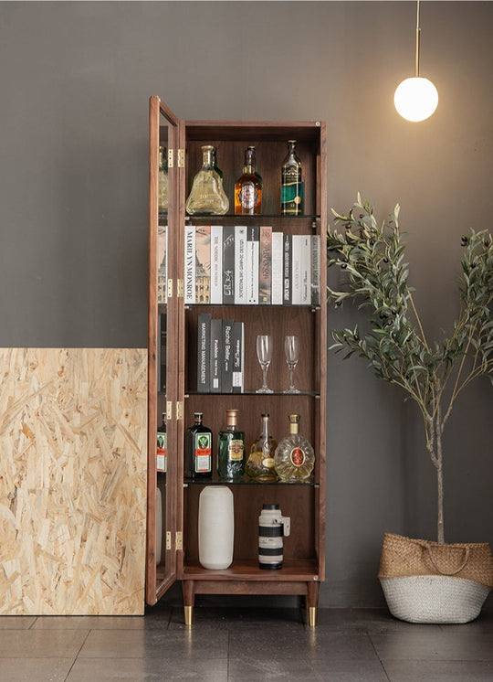 CHAMPIO書櫃 酒櫃 黑胡桃木（可訂造） - Caterlog木錄