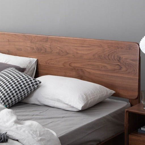 TEDALIST双人床黑胡桃木（可订造） 