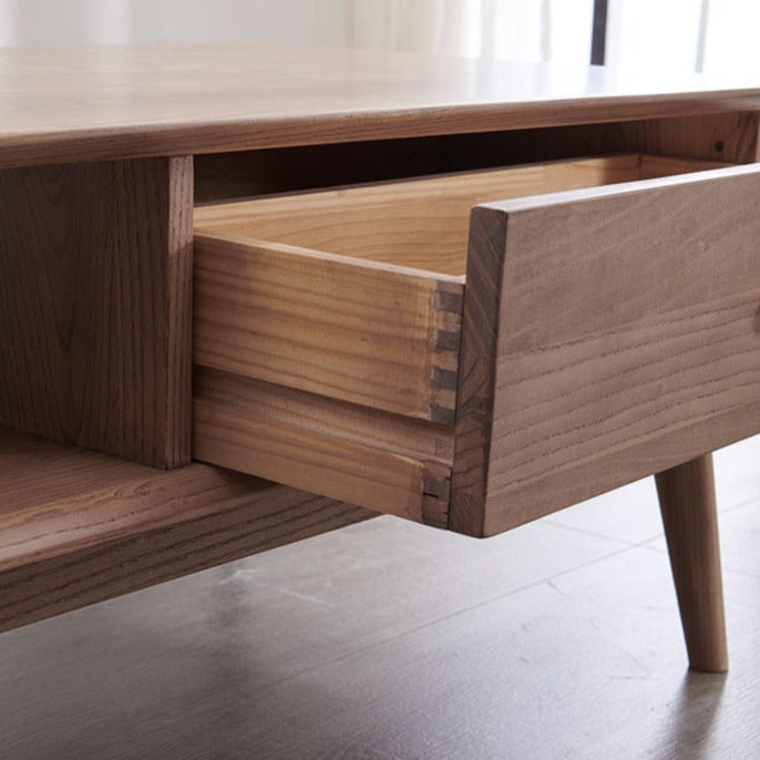 PREMSIA茶几白蜡木