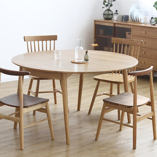 PLANTIOUS旋转伸缩餐台红橡木