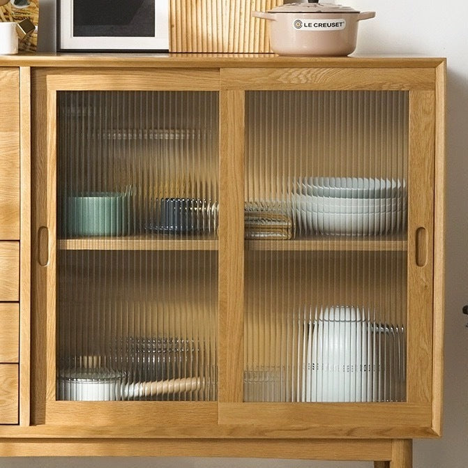 PLANTIOUS趟门餐边柜红橡木