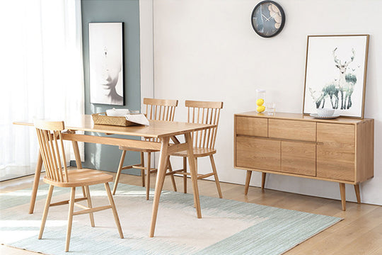 PLANTIOUS餐边柜收纳柜红橡木