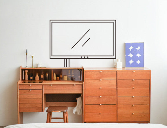 ARNWING梳妆台连镜樱桃木（可订造）