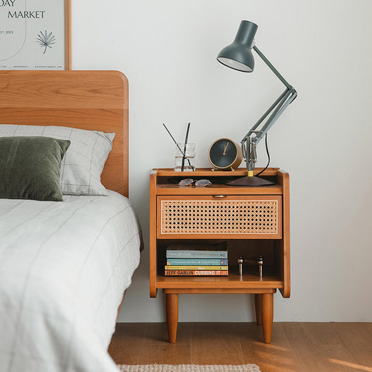 WAKARTA床頭櫃 櫻桃木（可訂造） - Caterlog木錄