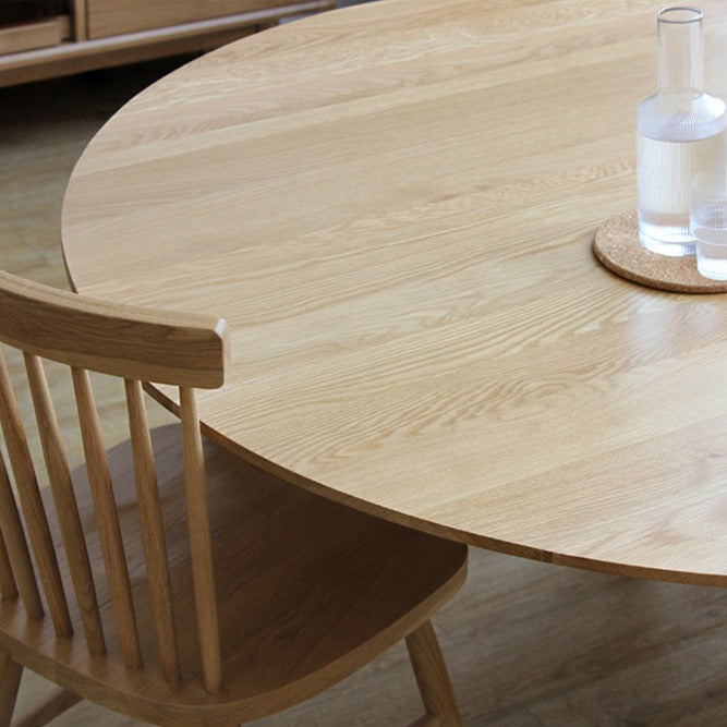 PLANTIOUS旋转伸缩餐台红橡木