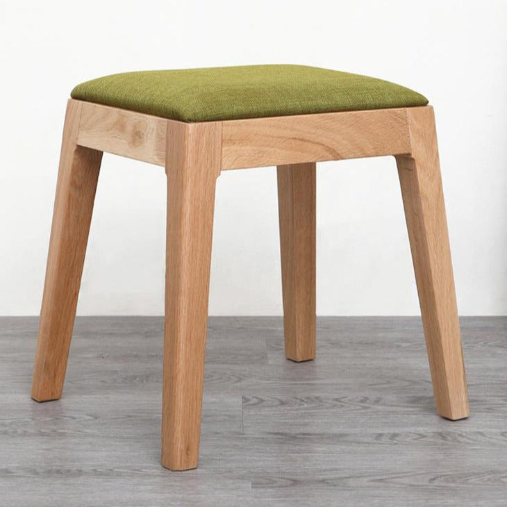 PORFONIA BOURNDA軟墊梳妝凳 白橡木 - Caterlog木錄