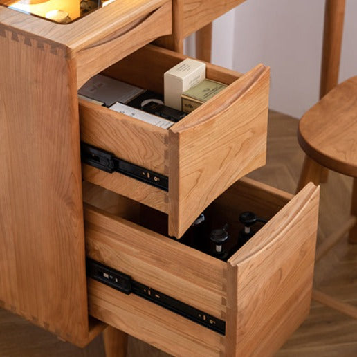 HOMANGO梳妝台連鏡 實木（可訂造） - Caterlog木錄