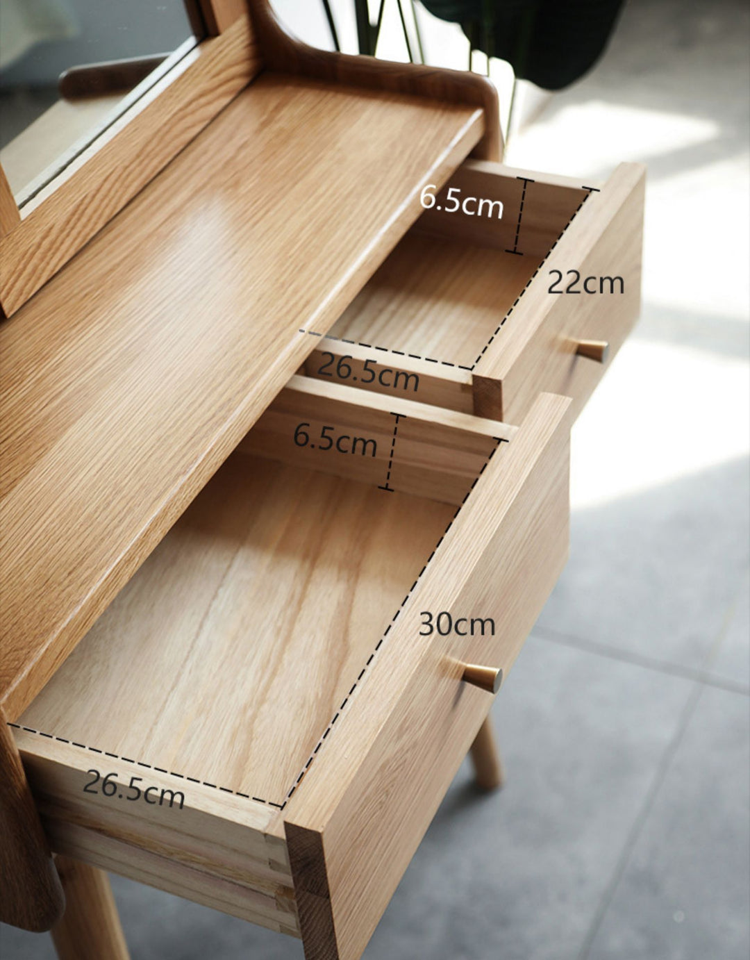 STANZOR梳妝台 紅橡木