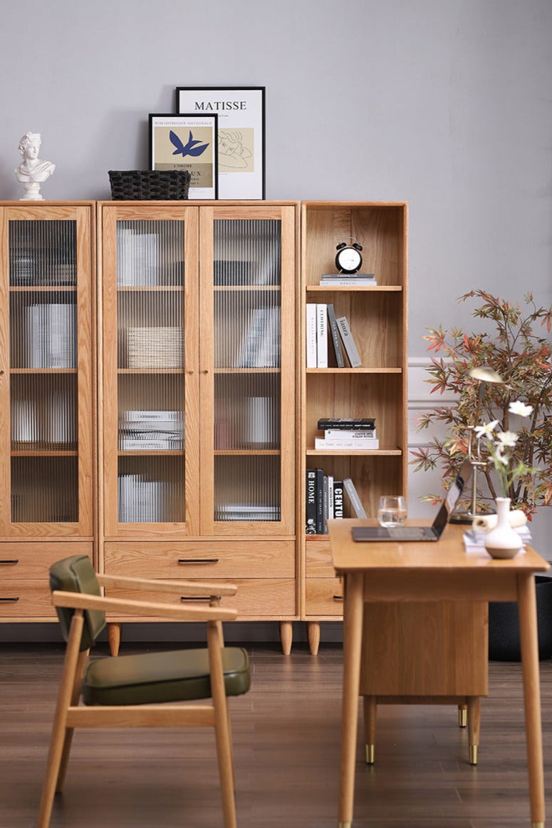 PLANTIOUS bookcase red oak