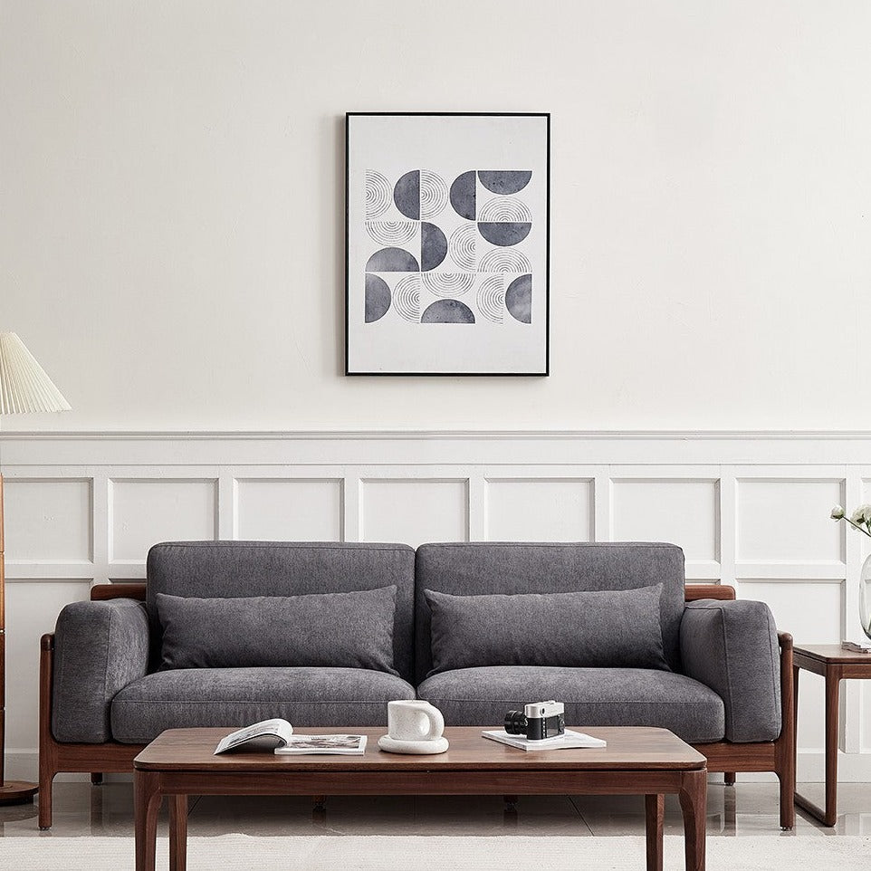 TEDALIST simple coffee table black walnut (can be customized) 