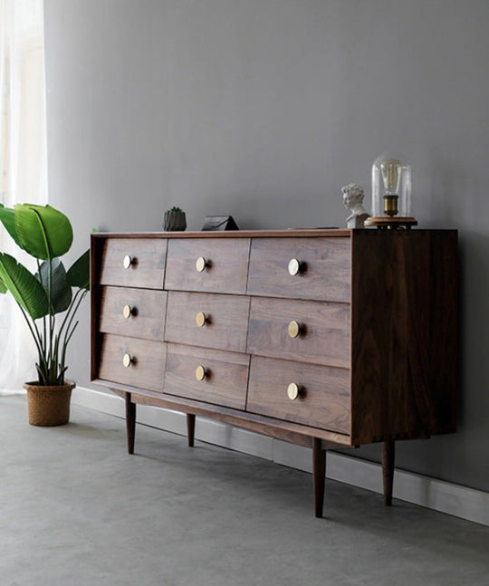 HOMANGO九斗櫃 實木（可訂造） - Caterlog木錄