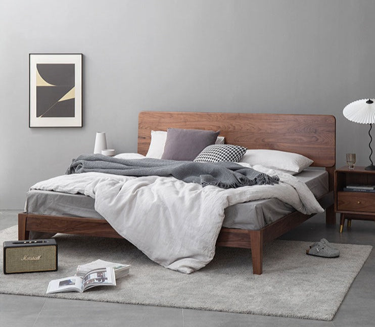 TEDALIST双人床黑胡桃木（可订造） 