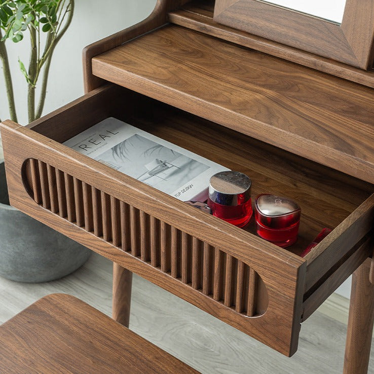 TEDALIST dressing table black walnut (can be customized) 